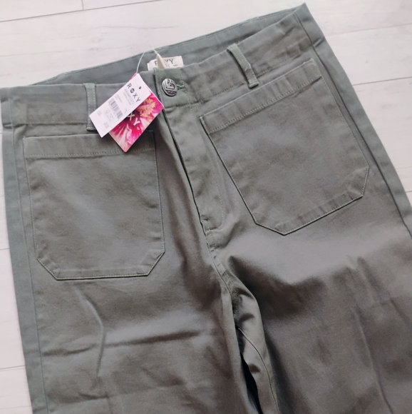 ROXY NEW Coastal Cruiser High Waisted Pants - Picture 5 of 12